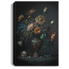 Vintage Flowers Painted, Fresh Flowers In A Clay Vase, Free And Expressive Oil Painting