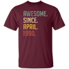 Awesome Since April 1990 Retro Gift Unisex T-Shirt