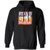 Birthday Gift Stand Up Paddling Surfboard Retro Pullover Hoodie