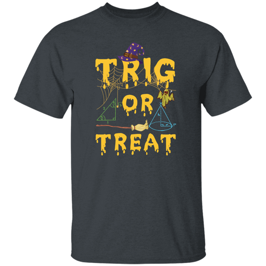 Funny Halloween Math Teacher Trig Or Treat Student Unisex T-Shirt