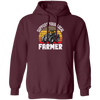 Farming Love Gift, Support Your Local Farmer, Best Farmer Lover, Retro Farm Gift Pullover Hoodie