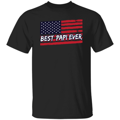 Best papi ever Vintage, American US Flag Grandpa