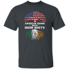 Love Patrick Day American Grown With Irish Roots American Flag