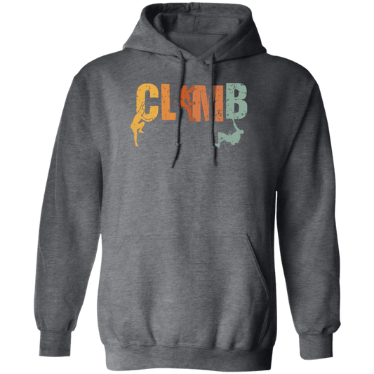 Retro Climb, Love To Climb, Climber Gift, Best Climb Ever, Best Sport, Climb Vintage Pullover Hoodie