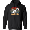 Vintage Squirrel Gift, Retro Squirrel, Best Of Squirrel Retro Style Pullover Hoodie