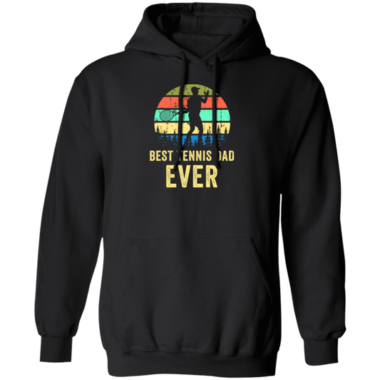 Tennis Dad, Retro Dad Tennis Gift, Vintage Tennis Pullover Hoodie