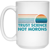 Trust Science Not Morons, Retro Science Gift