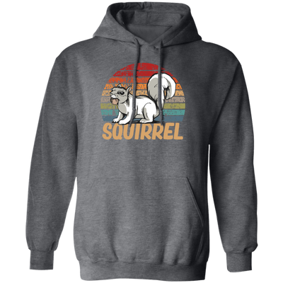 Vintage Squirrel Gift, Retro Squirrel, Best Of Squirrel Retro Style Pullover Hoodie