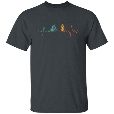 Cycling Heartbeat, Retro Heartbeat Cycling Lover