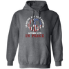 American Flag, Imagine All The People Living Life In Peace, Retro Peace Pullover Hoodie