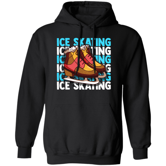 Ice Skating Figure Skating Ice Skate Rink Gift Pullover Hoodie