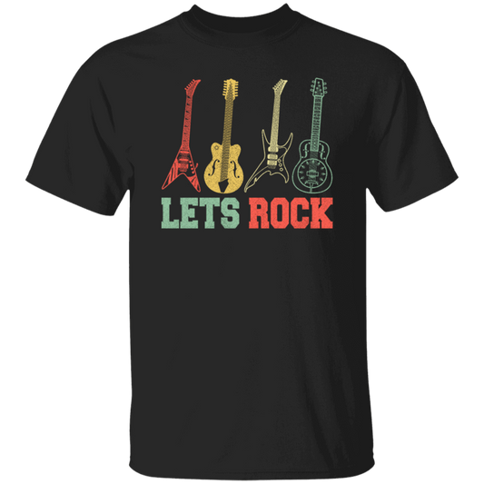 Guitar Rock Music Rock And Roll Music Vintage Instrument Unisex T-Shirt