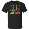 Guitar Rock Music Rock And Roll Music Vintage Instrument Unisex T-Shirt