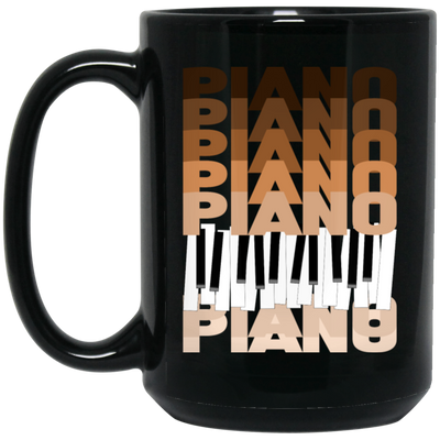 Funny Piano Are You A Pianist Gift Black Mug