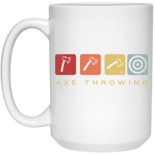 Retro Axe Throwing Target Vintage Cool sport Axe Throwing