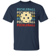 Retro Pickleball, Love Pickleball, Ball Sport Love Gift, Eat Sleep Pickleball Repeat Unisex T-Shirt