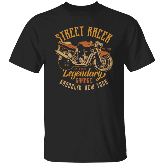 Saying Legendary Garage Brooklyn New York, Retro Street Bike Gift