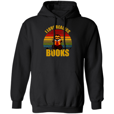 Sloth I Love Reading Books Pullover Hoodie