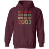 Birthday Gift Awesome Since April 2003 Born In 2003 Pullover Hoodie