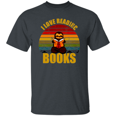 Sloth I Love Reading Books Unisex T-Shirt