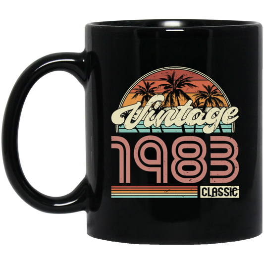 Tropical 1983, Vintage 1983 Classic, 1983 Retro Gift, Hawaii 1983