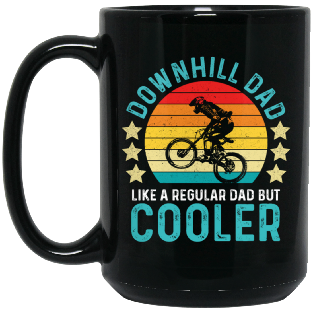 Downhill Dad Like A Regular Dad But Cooler Retro