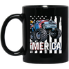 America Lover, Monster Truck USA Flag, Patriotic Boy Lover