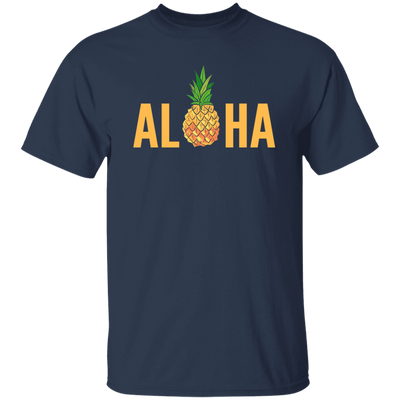 Aloha Pineapple Tropical Fruit Summer Vacation Hawaii Pineapple Lover Unisex T-Shirt