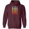 Retro Election Vote Retro Vintage Election Voter Pullover Hoodie