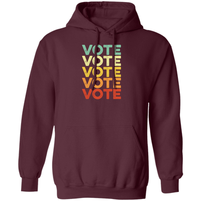 Retro Election Vote Retro Vintage Election Voter Pullover Hoodie