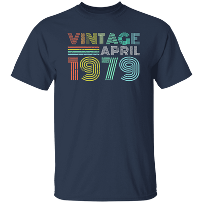 Birthday Gift Vintage April 1979 Forty Years Unisex T-Shirt