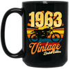 Vintage 1963 Gift, Motorbike Lover, Born In 1963, Limited Edition