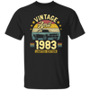 1983 Best Gift, 1983 Limited Edition, April 1983 Birthday Gift, Retro 1983 Unisex T-Shirt