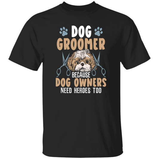 Love Dog Grommer, Because Dog Owners, Retro Viantage Love Dog Unisex T-Shirt