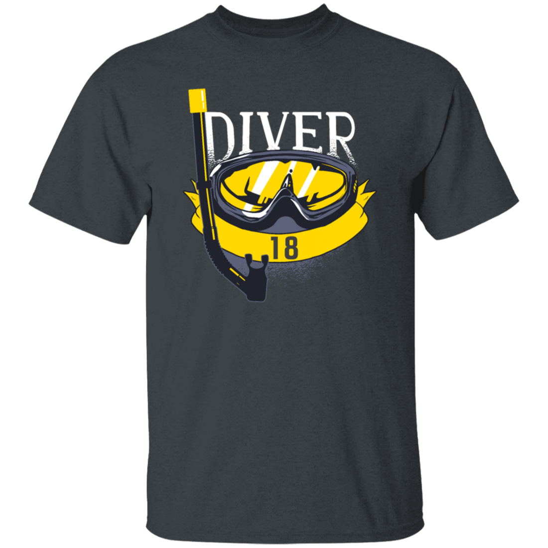 Celebrate the milestone of turning 18 with the perfect gift for the adventurous soul. This exclusive Cool Diver t-shirt features a bold and stylish design, perfect for anyone passionate about scuba diving. Made with high-quality material, it's a comfortable and unique way to commemorate this special birthday.