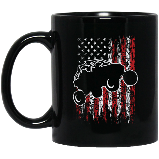 USA UTV RZR Racing, Offroad, American Racing Boy Black Mug