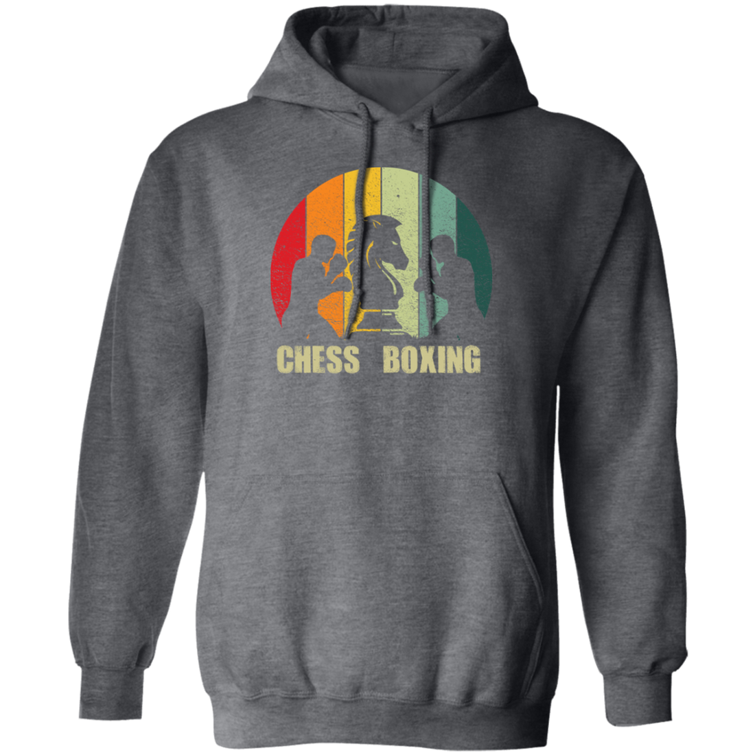 Love Chess, Love Boxing, Chess Boxing Vintage Gift, Love To Do Boxing Gift Pullover Hoodie