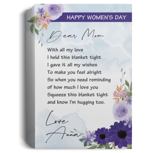 Personalized Letter For Your Mom Canvas, Mother's Day Gift CB101 Canvas