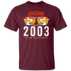 Anniversary 2003 Gift, Awesome Since 2003, Tropical Love, Limited Edition Unisex T-Shirt