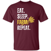 Eat Sleep Farm Repeat, Love Farm, Best Farming Lover, Farmer Gift, Rice Lover Unisex T-Shirt