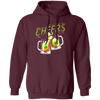 Patrick Party, Cheers With Beers And Shamrock, Love Beer And Shamrock Pullover Hoodie