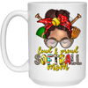 Best Softball, Loud And Proud Softball Mom, Love Softball, Love Sport Gift, Mom Gift White Mug