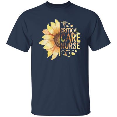 Love Nurse Critical Care Nurse Lover Sunflower Lover