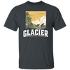 Glacier National Park, WPA Style Vintage Montana