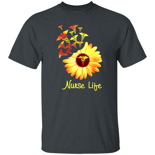 Nurse Gift, Nurse Life Sunflower, Cute Nurse Gift, Love My Nurse Life Unisex T-Shirt