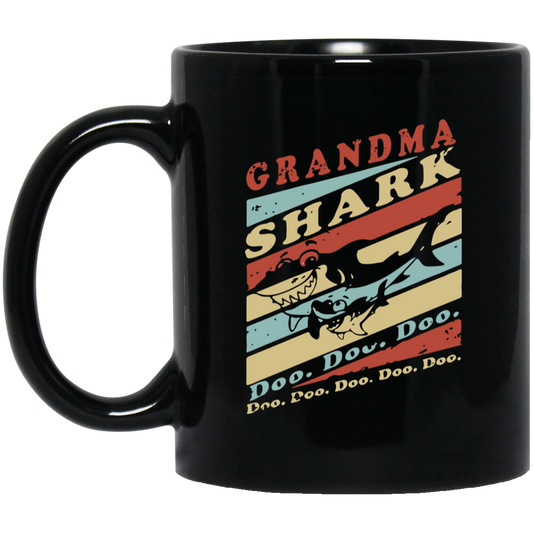 Grandma Shark Doo Doo Love Shark Gift Funny Shark Gift