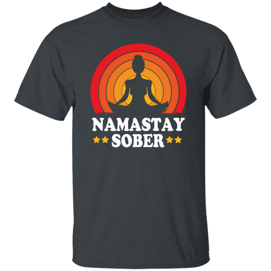 Namastay Sober, Retro Sobriety, Love To Do Yoga, Retro Yoga, Best Yoga Ever Unisex T-Shirt