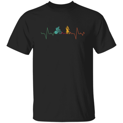 Cycling Heartbeat, Retro Heartbeat Cycling Lover