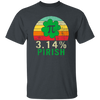 Funny Pi Day Shirt 3.14_ Pirish Vintage Irish