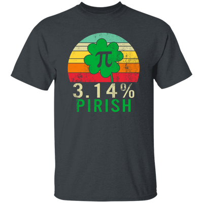 Funny Pi Day Shirt 3.14_ Pirish Vintage Irish